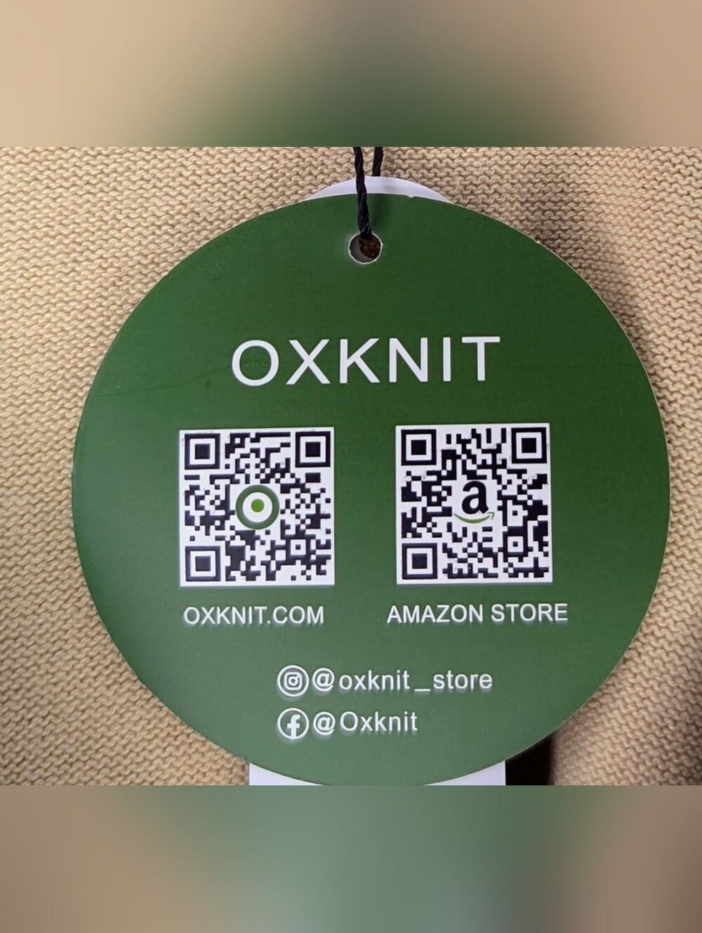 OXknit • Retro Leopard Botanical Knit Polo Shirt V-Neck size small NWT - Picture 5 of 7